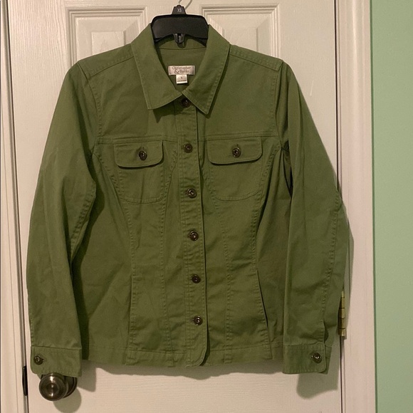 Christopher & Banks Jackets & Blazers - Olive Green Women's Jacket